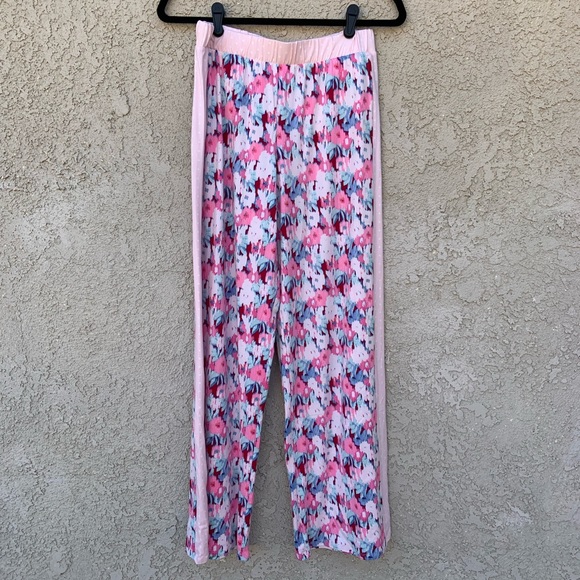 Cuddl Duds Pink Floral Cool & Airy Soft Jersey Pajama Set - Picture 3 of 4